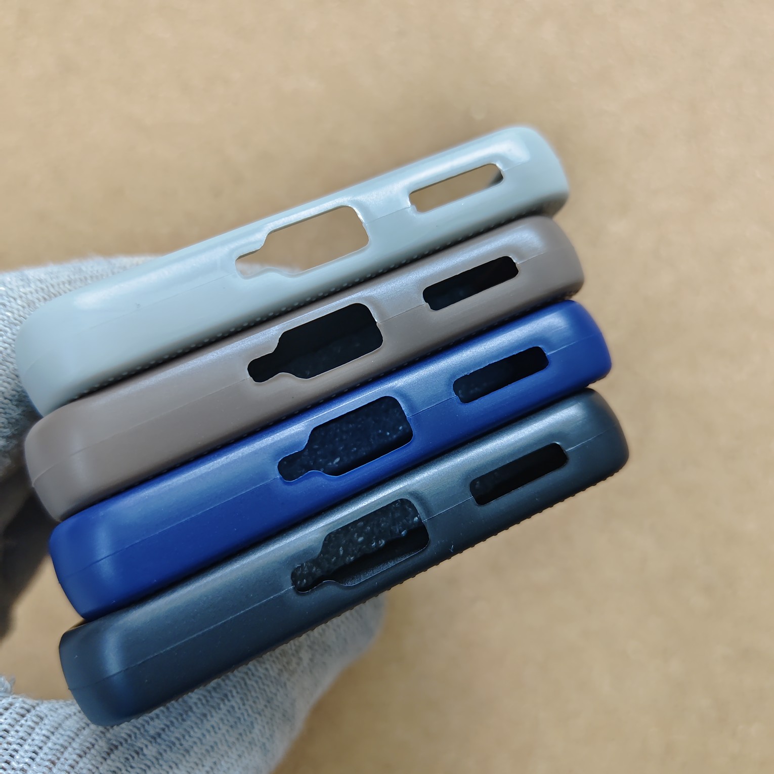 Oneplus Nord CE 6 Lite Premium Silicon Dotted Back Cover With Cloth Inside - Image 4
