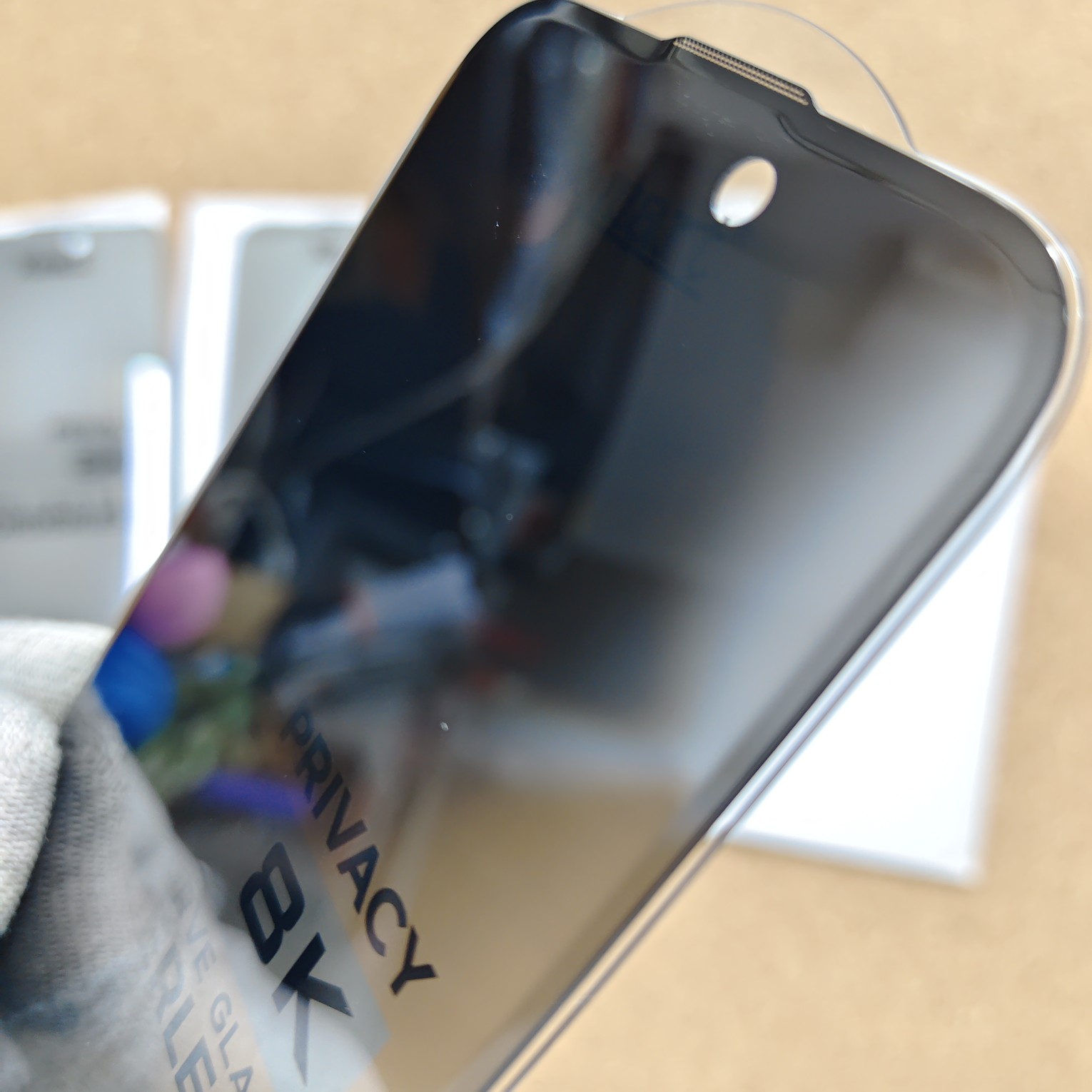 iPhone 15 & 15 Plus & 15 Pro & 15 Pro Max Premium Privacy Borderless Super Curved Glass Tempered Glass Xmart - Image 3