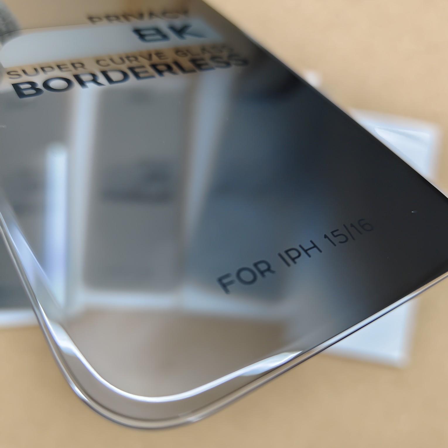 iPhone 15 & 15 Plus & 15 Pro & 15 Pro Max Premium Privacy Borderless Super Curved Glass Tempered Glass Xmart - Image 4