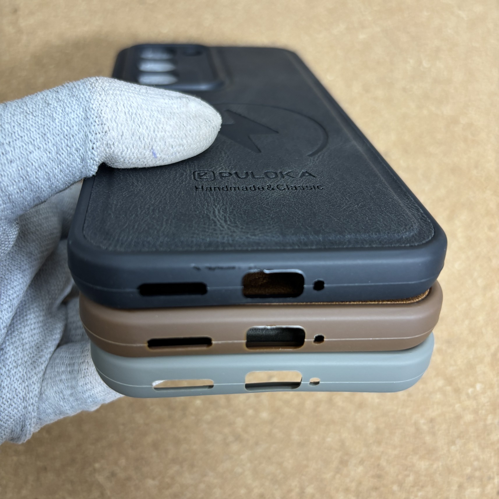 Realme P4R Luxury Leather Back Cover with No Magsafe - Image 4