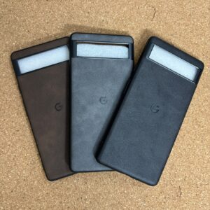 Google Pixel 6A Premium Leather Finish Back Cover