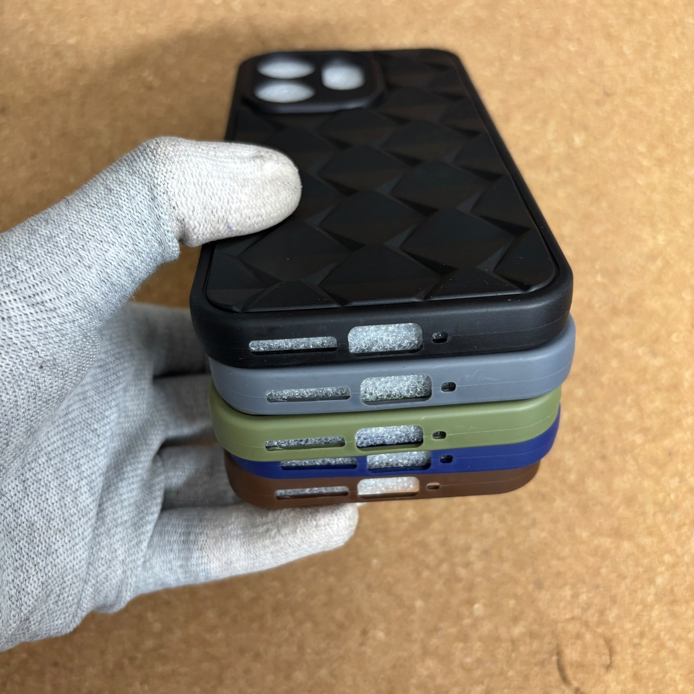 Oppo Reno 16 Diamond Design Silicon Back Cover - Image 3