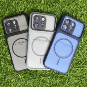 Vivo V70 & V70 Elite Frosted Metal Button No Magsafe Back Cover