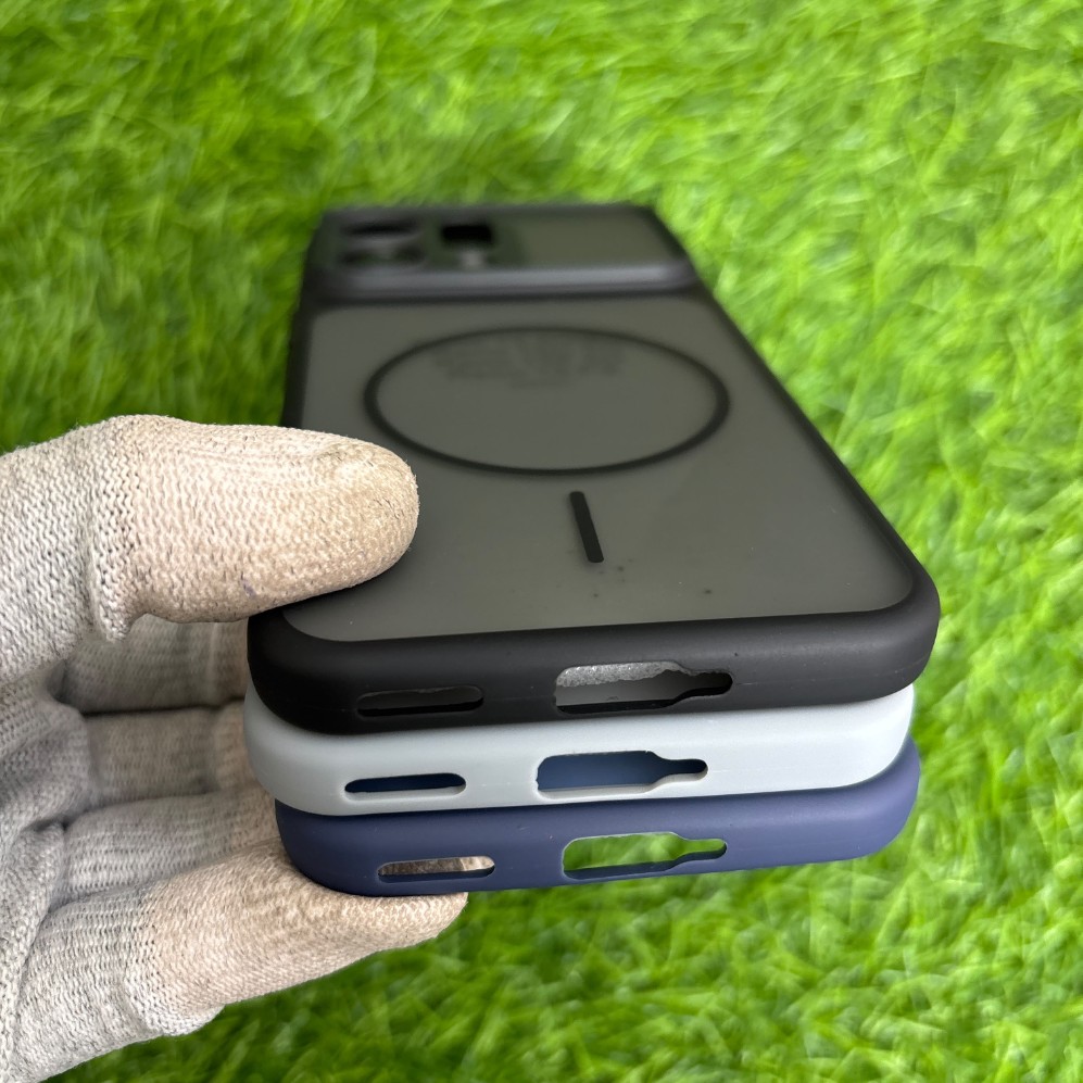 Oppo Reno 15 Frosted Metal Button No Magsafe Back Cover - Image 4