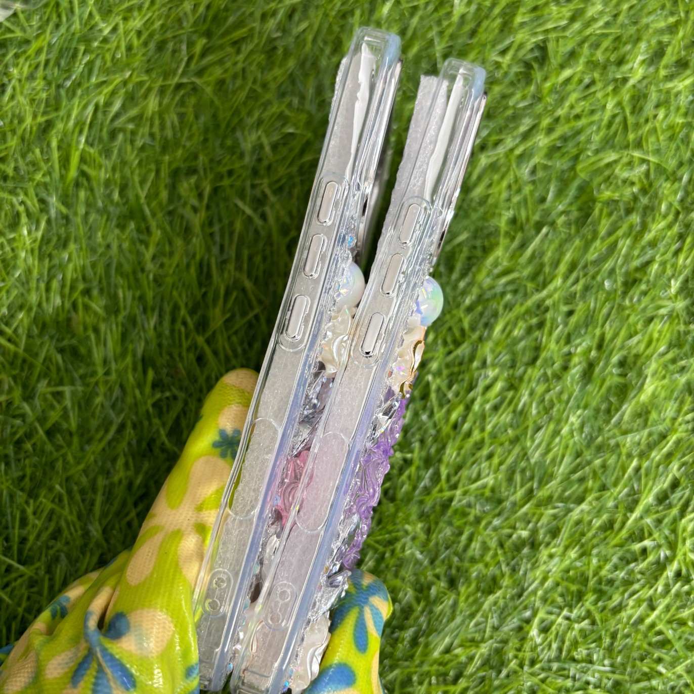Infinix Note 60 pro Premium Girlish 3D Diamond & Flower Back Cover - Image 3