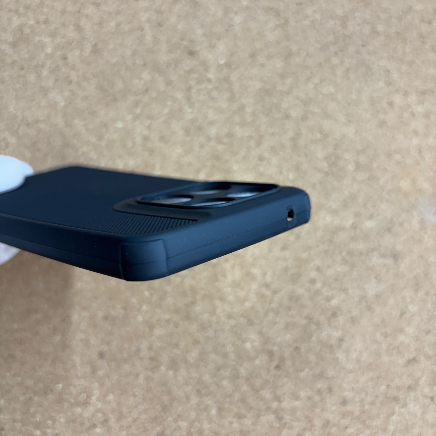 Moto G37 Black Nilkin Back Cover With Cloth Inside - Image 4