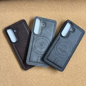 Samsung S26 Premium Polo Leather Back Cover