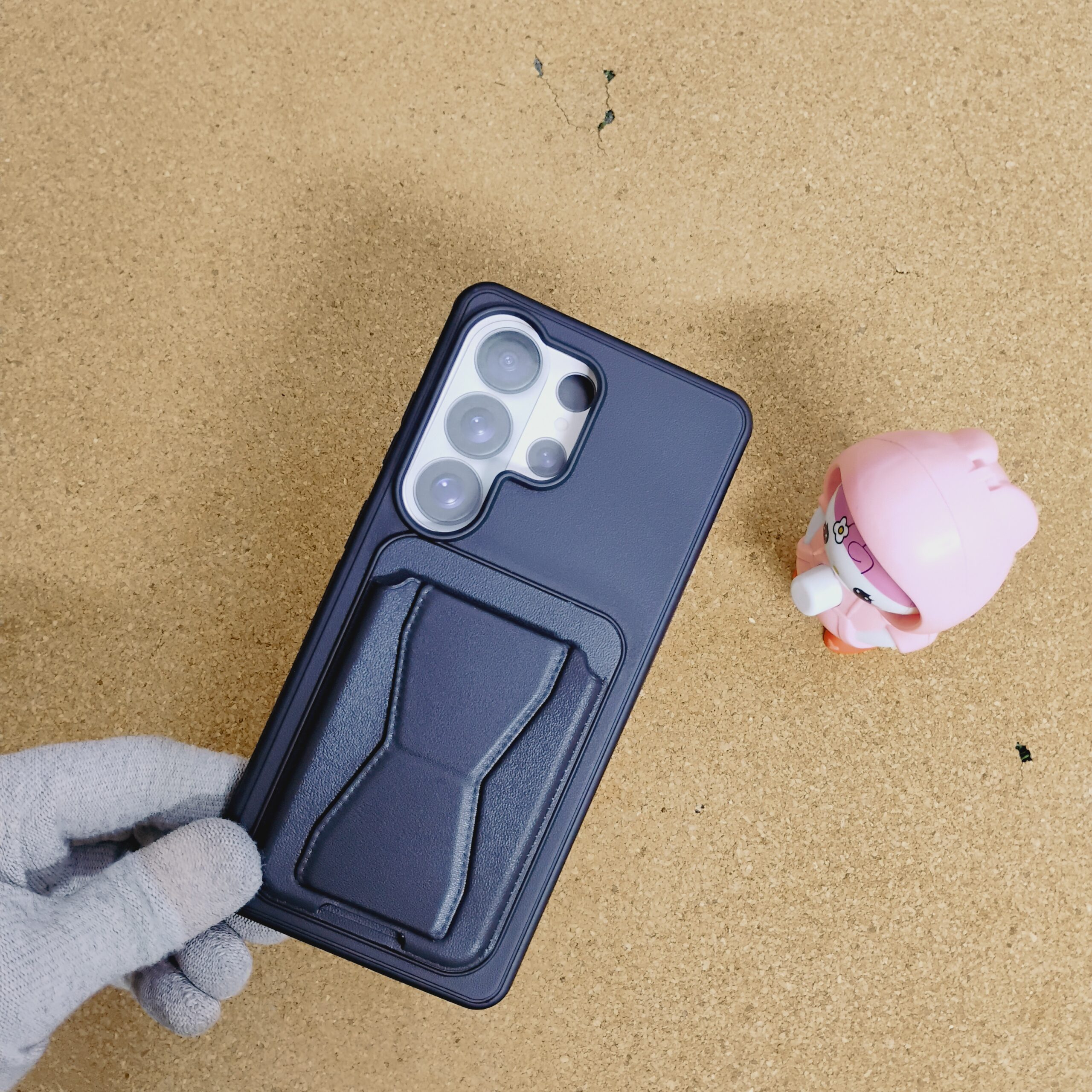 Samsung S26 Ultra Premium Leather Magnetic Pocket Back Cover