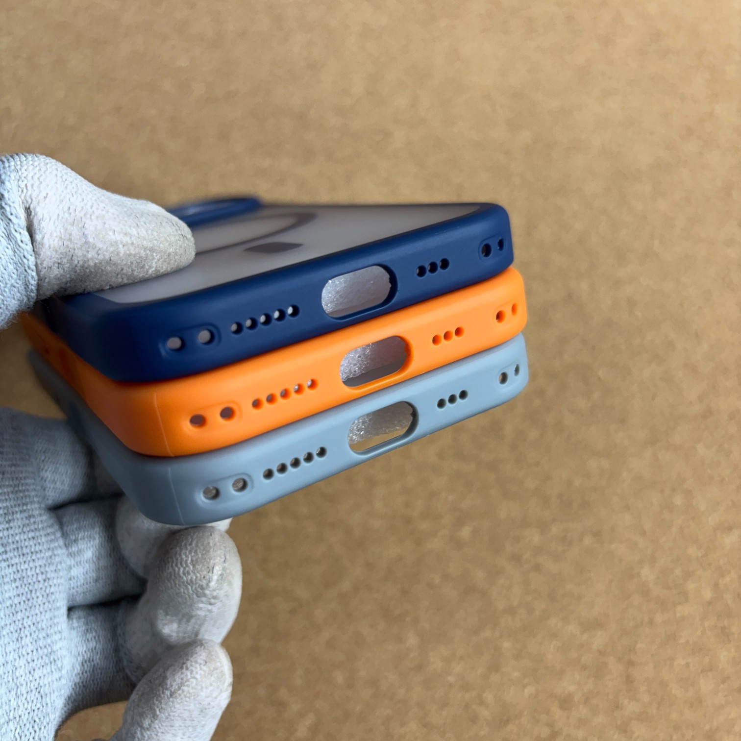 iPhone 16 Side Silicon Matte Finish Back Cover With Magsafe KaJsa Desgin - Image 4