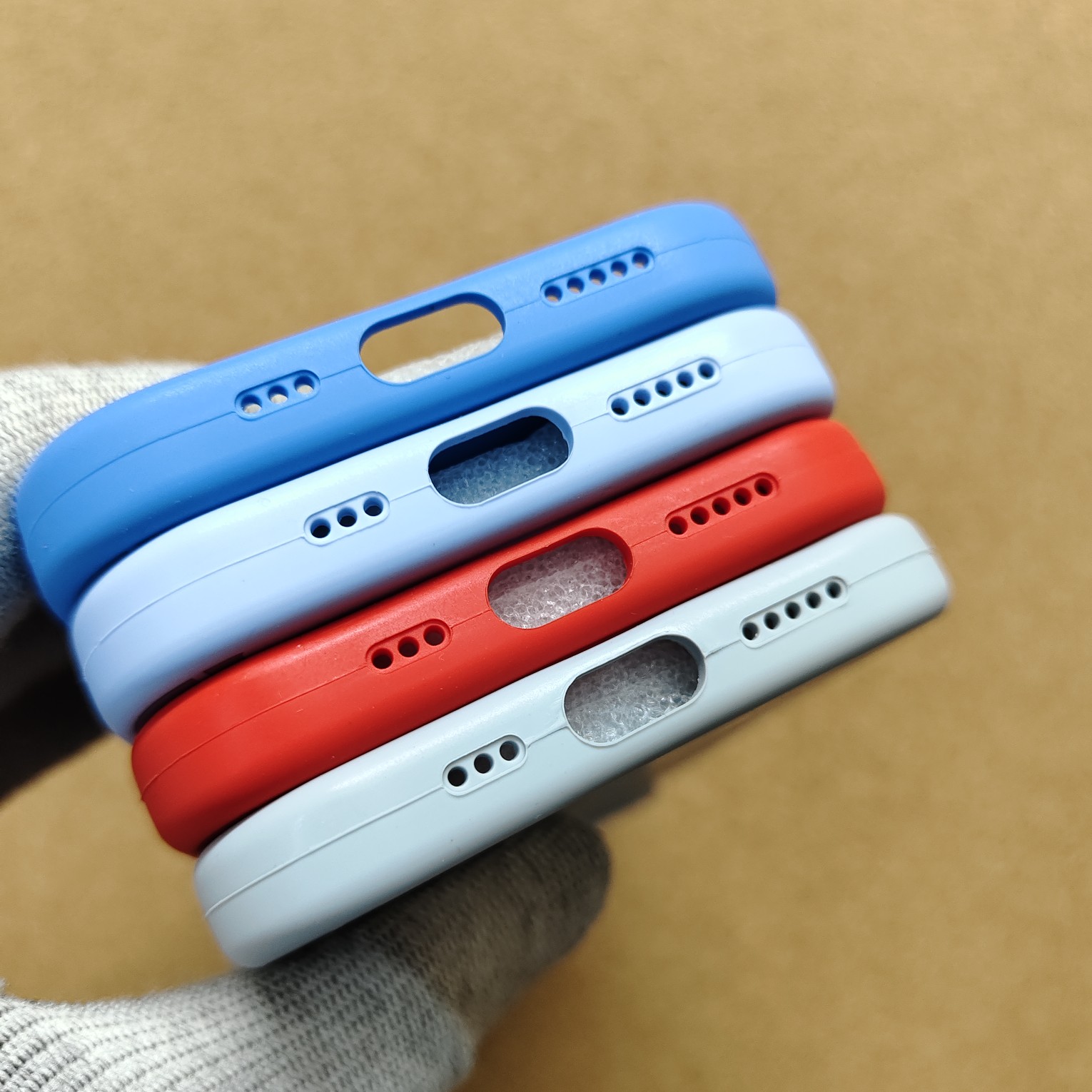 iPhone 16 Pro OG Silicon Back Cover With Soft Cloth inside Ferrari Print - Image 4