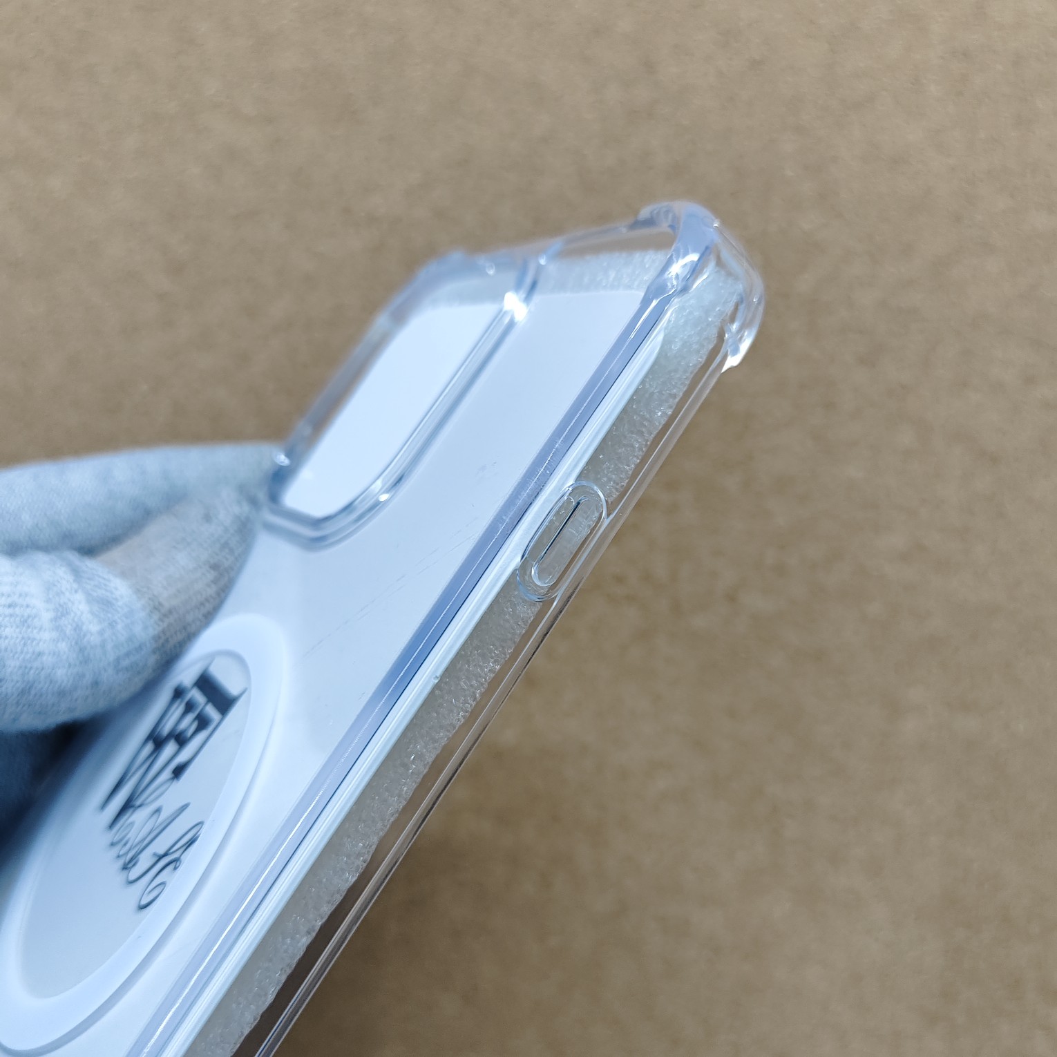 Oppo Reno 16C Shockproof Silicon Transparent Back Cover No Magsafe - Image 5