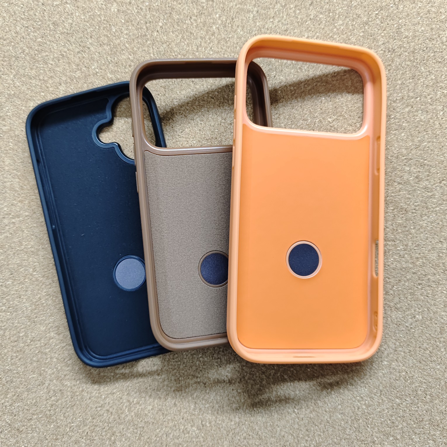 iPhone 17 & 17 Pro & 17 Pro Max Premium Designer Leather Rotating Magsafe Back Cover With Cloth Inside - Image 9