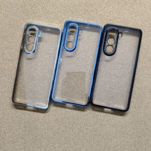 Oneplus Nord 6 Lite Stylish Transparent Chrome PC Hard Back Cover