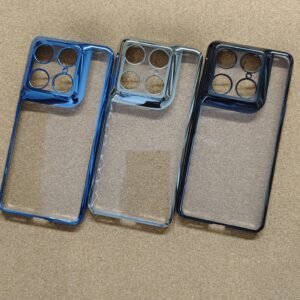 Motorola Signature Stylish Transparent Chrome PC Hard Back Cover