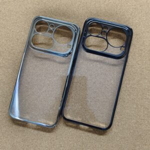 Motorola Signature Stylish Transparent Chrome PC Hard Back Cover