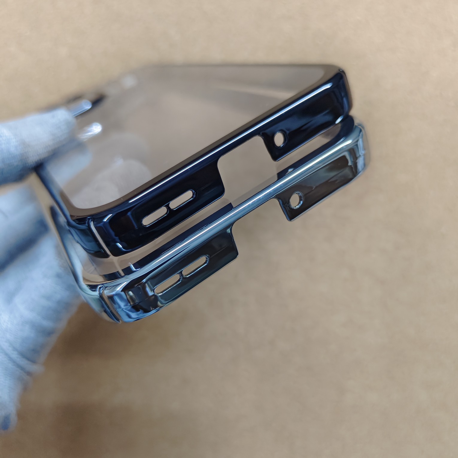 Oneplus Nord CE 6 Stylish Transparent Chrome PC Hard Back Cover - Image 4