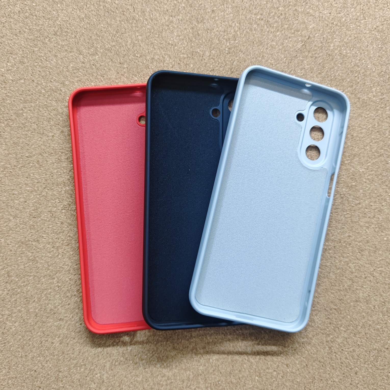 Samsung Galaxy A18 OG Silicon Back Cover With Soft Cloth inside Ferrari Print - Image 6