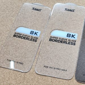 iPhone 18 Pro & 18 Pro Max Premium Borderless Super Curved Glass Tempered Glass Xmart