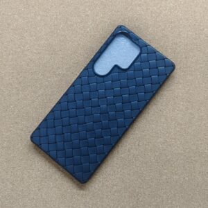 Samsung Galaxy S25 Ultra Woven Design Soft Silicon Back Cover