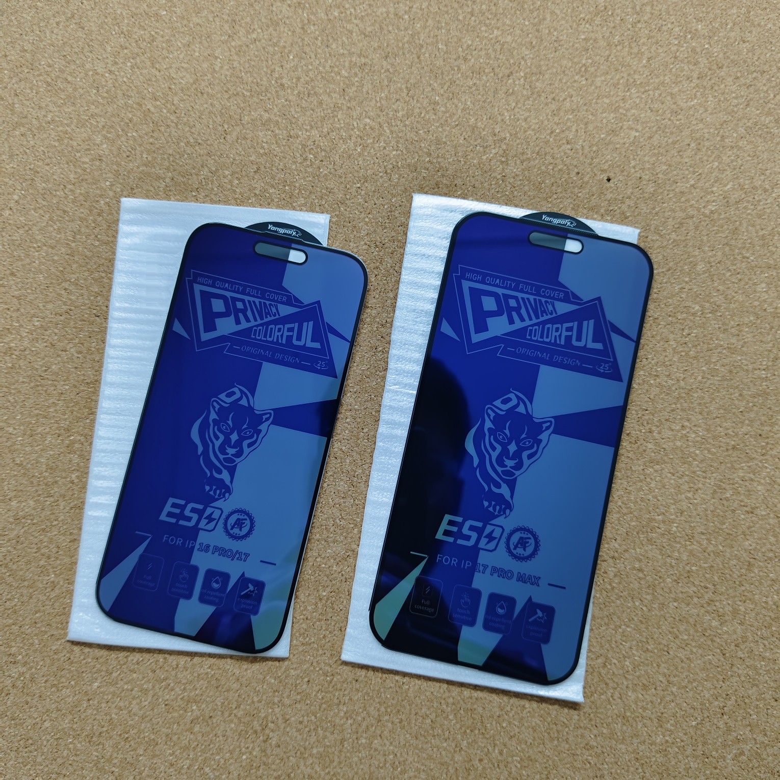 iPhone 18 Pro & 18 Pro Max Premium Privacy Colorful Tempered Glass