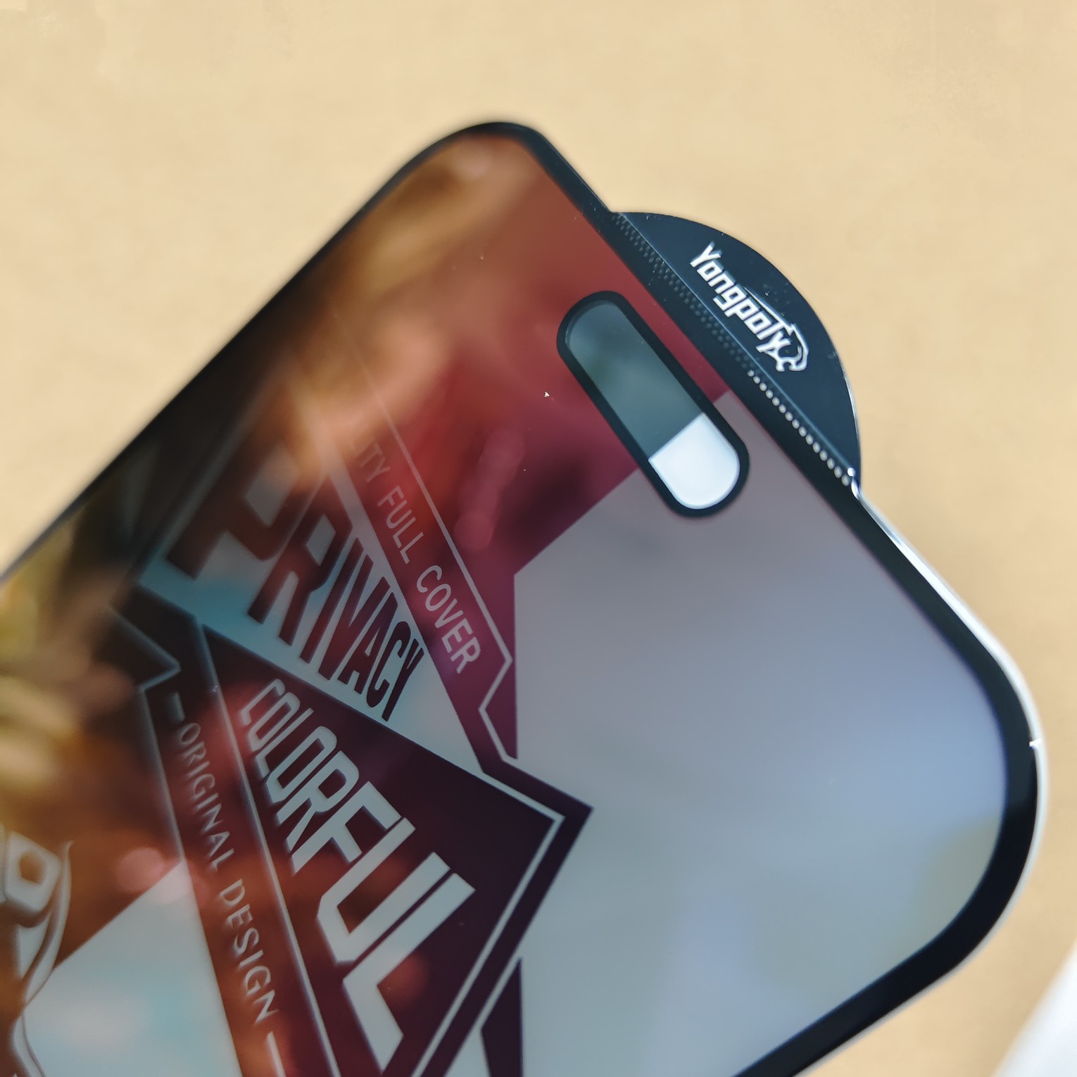 iPhone 18 Pro & 18 Pro Max Premium Privacy Colorful Tempered Glass - Image 3