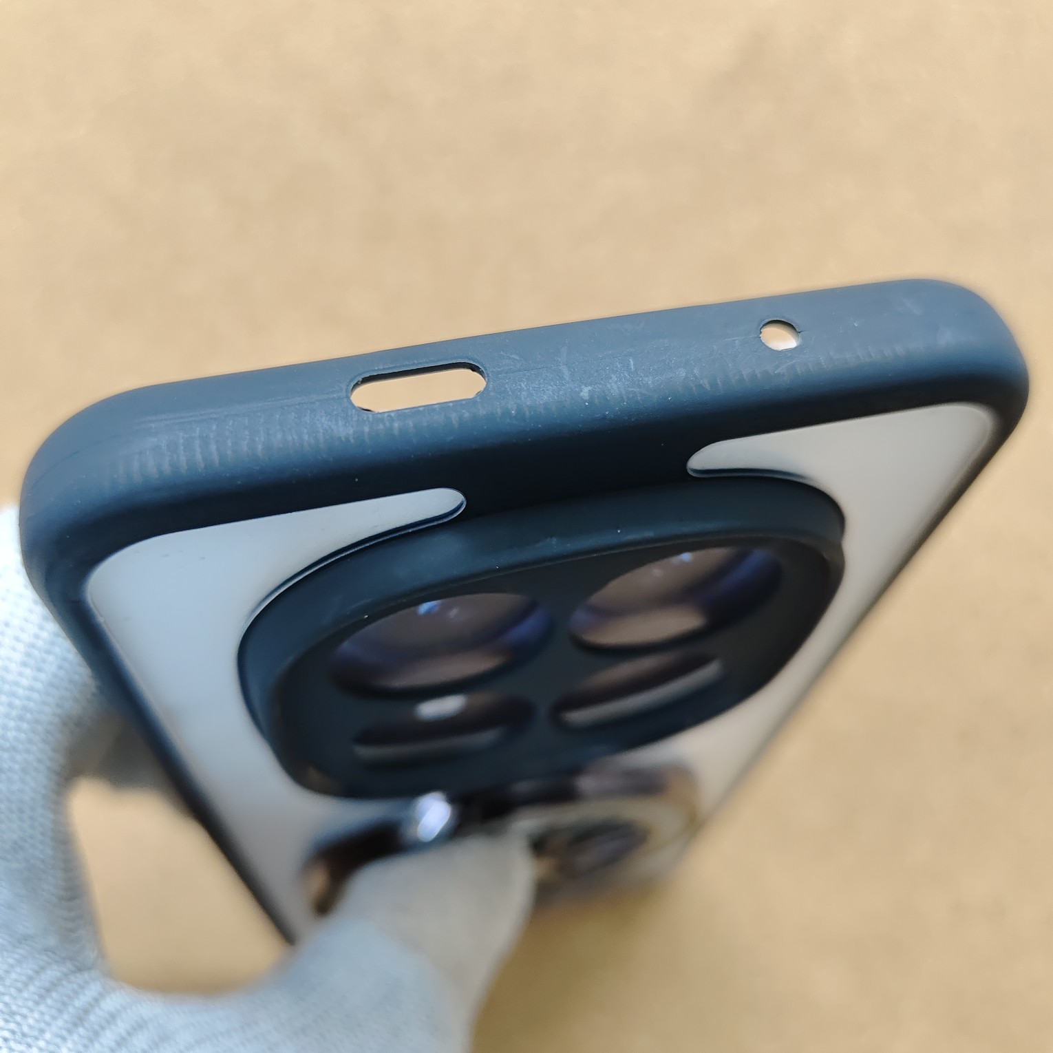 Redmi Note 15 Pro Plus & Poco M8 Pro Transparent Doyers Back Cover Magsafe Wheel Stand - Image 5