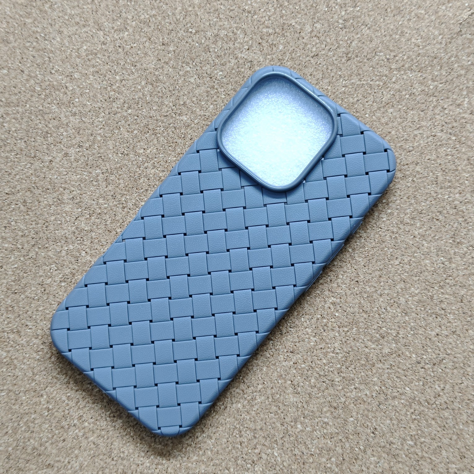 iPhone 16 & 16 Pro Woven Design Soft Silicon Back Cover - Image 6
