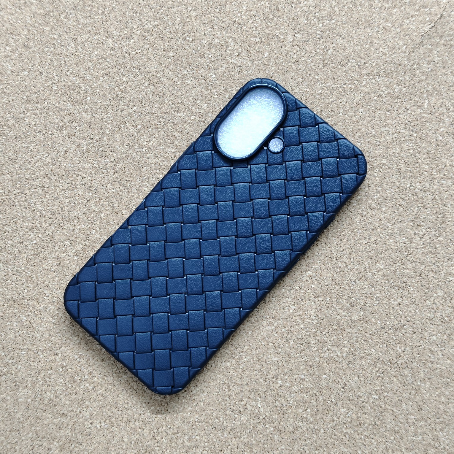 iPhone 16 & 16 Pro Woven Design Soft Silicon Back Cover - Image 8