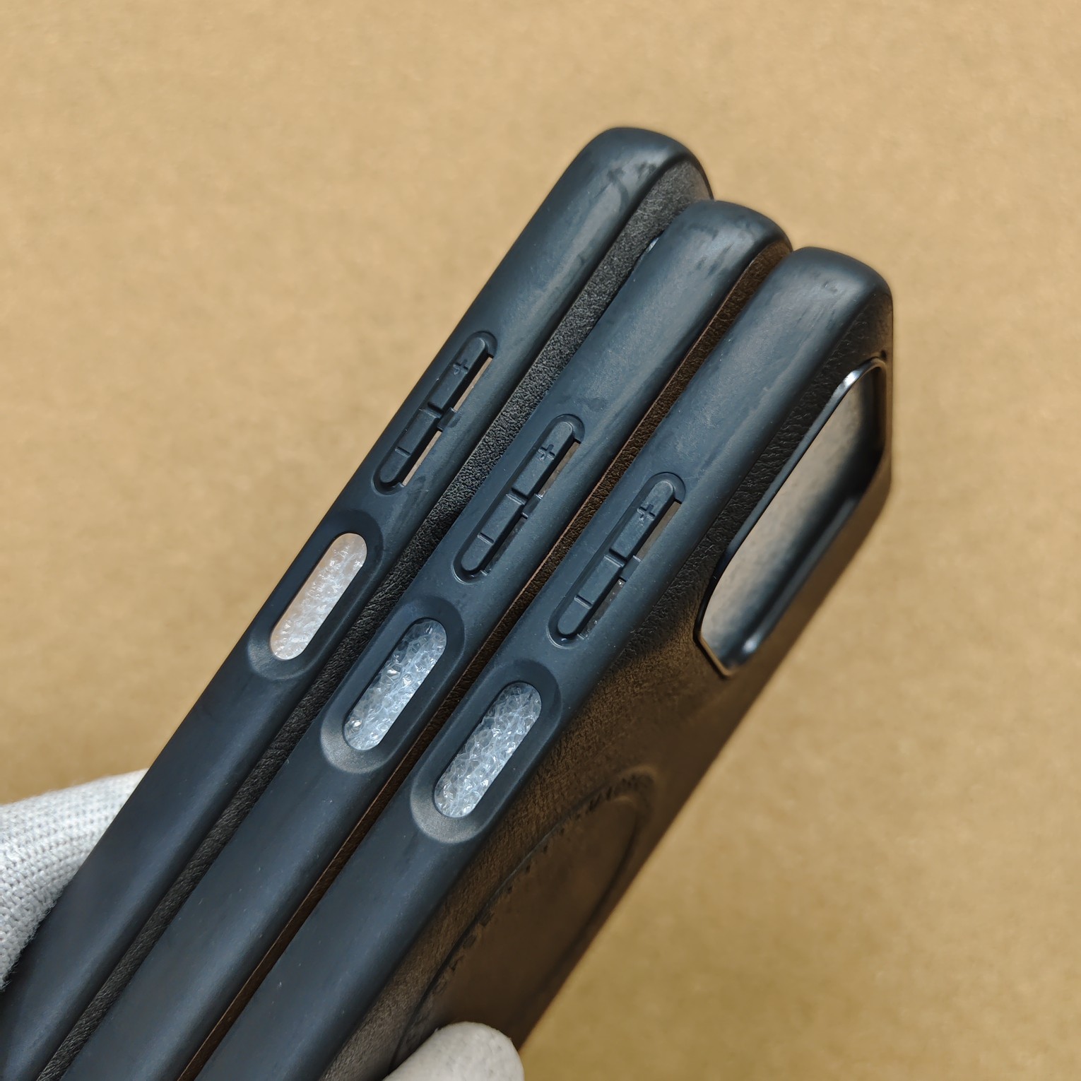Motorola G67 Power & G57 Power Premium Leather Finish Magsafe Back Cover - Image 3