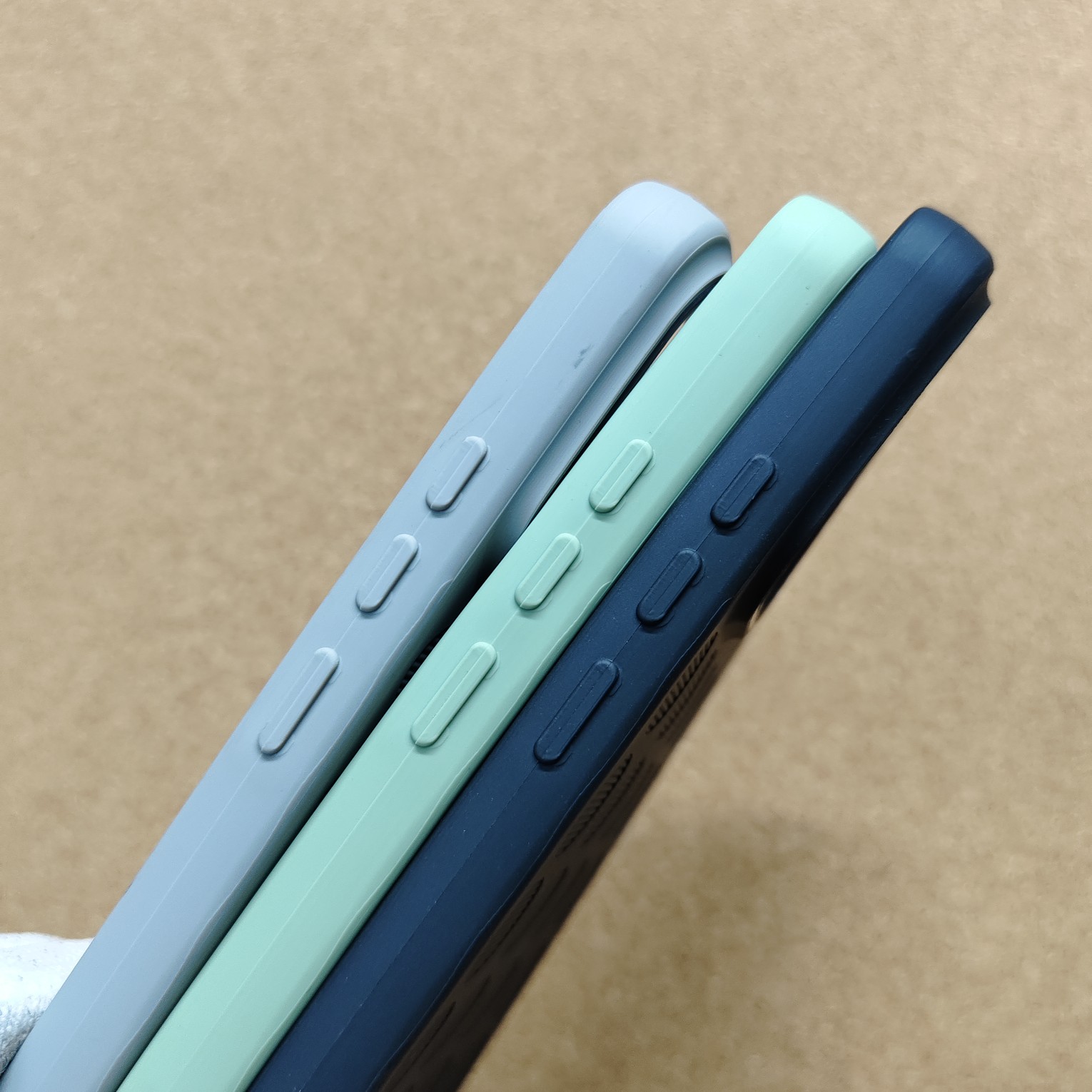 Oppo A6 Pro Silicon Round Design Back Cover With Soft Cloth inside - Image 3