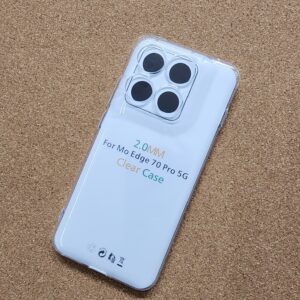 Motorola Edge 70 Pro Transparent Back Cover TOTU 2X ( Buy One Get One Free)