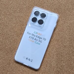 Motorola Edge 70 Transparent Back Cover TOTU 2X ( Buy One Get One Free)