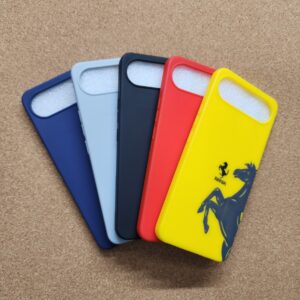 Vivo S2 OG Silicon Back Cover With Soft Cloth inside Ferrari Print