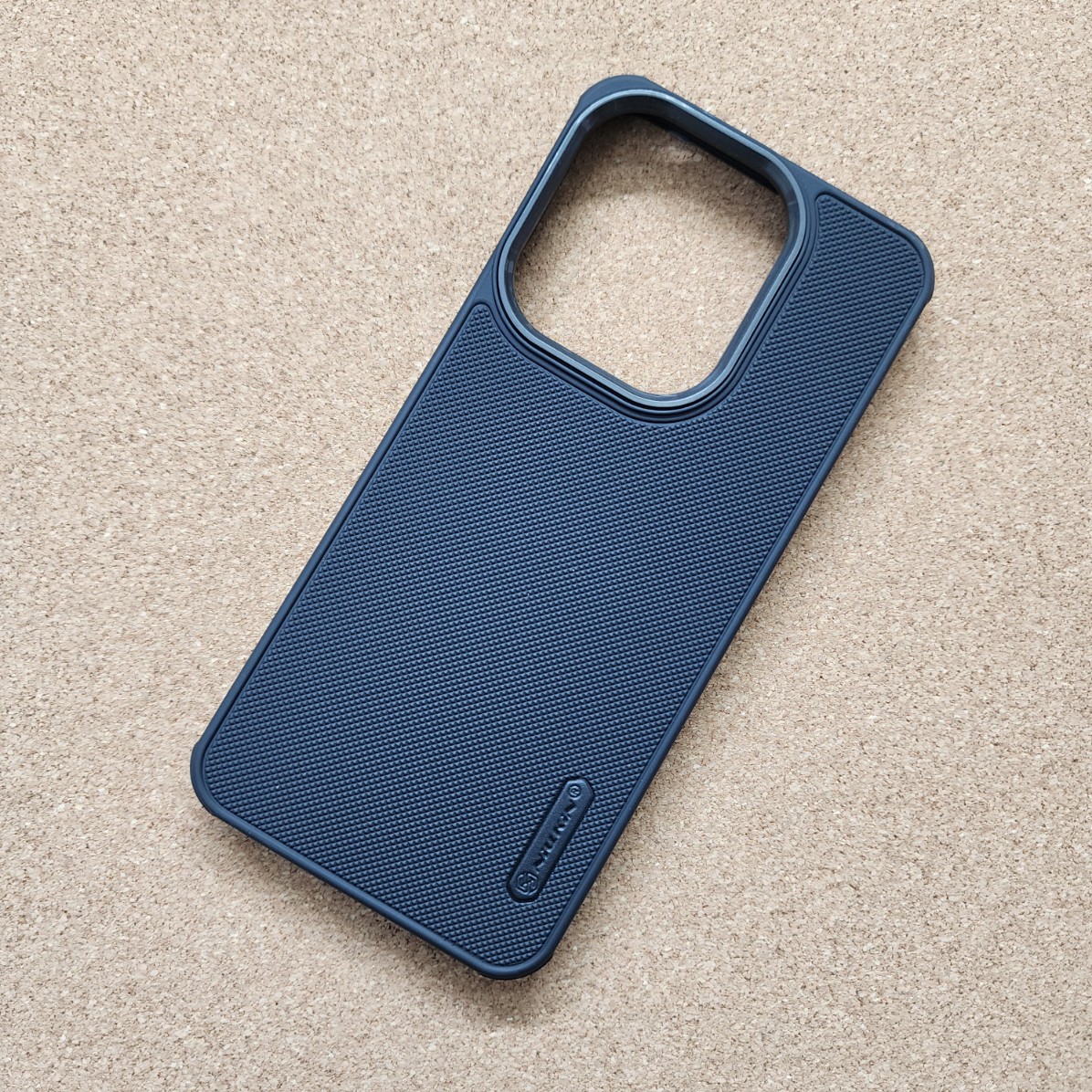 Vivo S2 FE Black Nilkin Back Cover With Cloth Inside