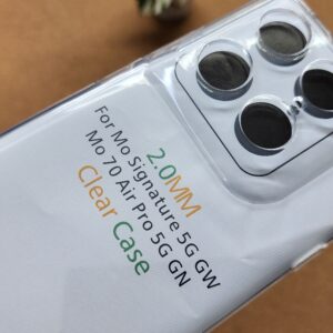 Motorola Signature Transparent Back Cover TOTU 2X ( Buy One Get One Free)