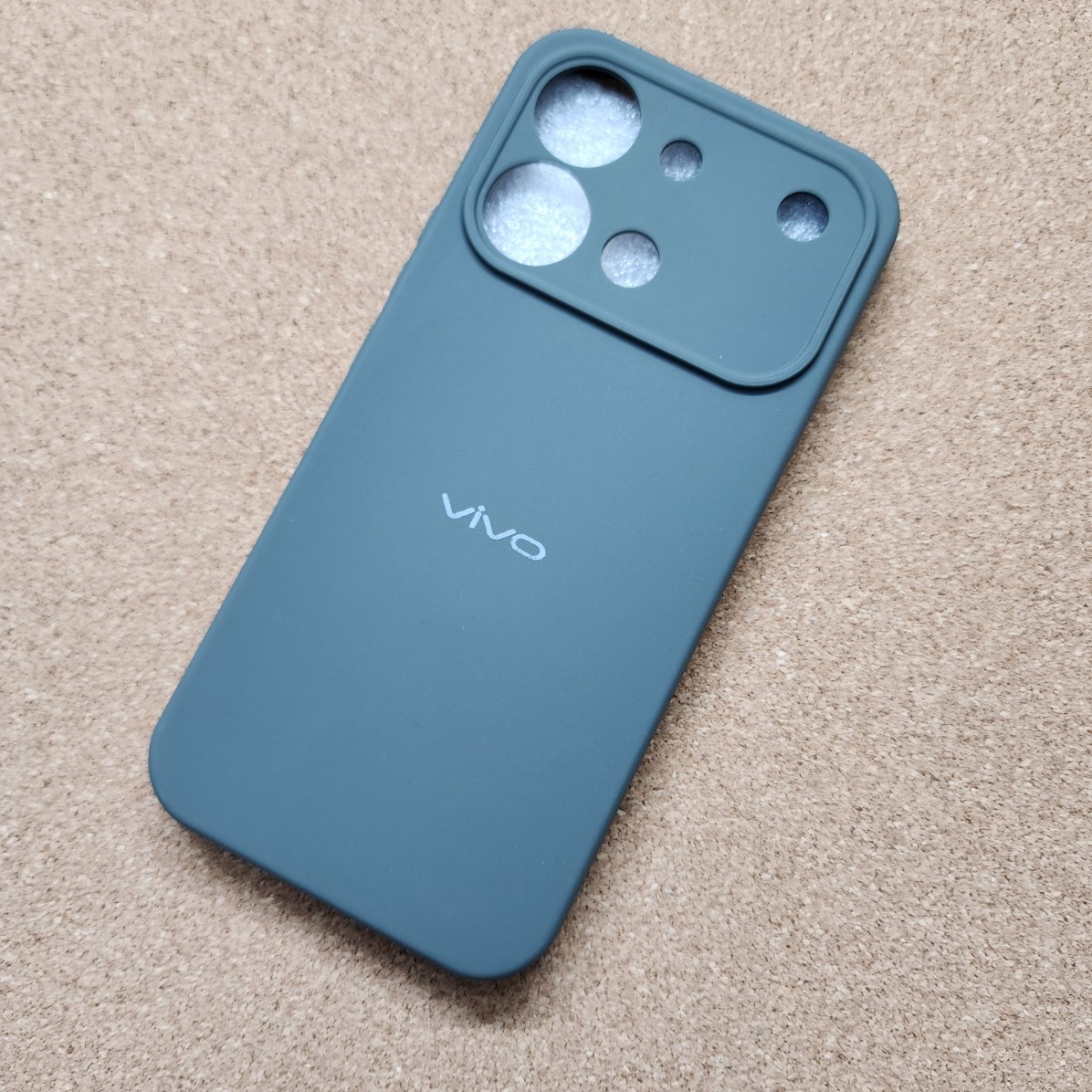 Vivo V80 Silicon Back Cover With Soft Cloth inside