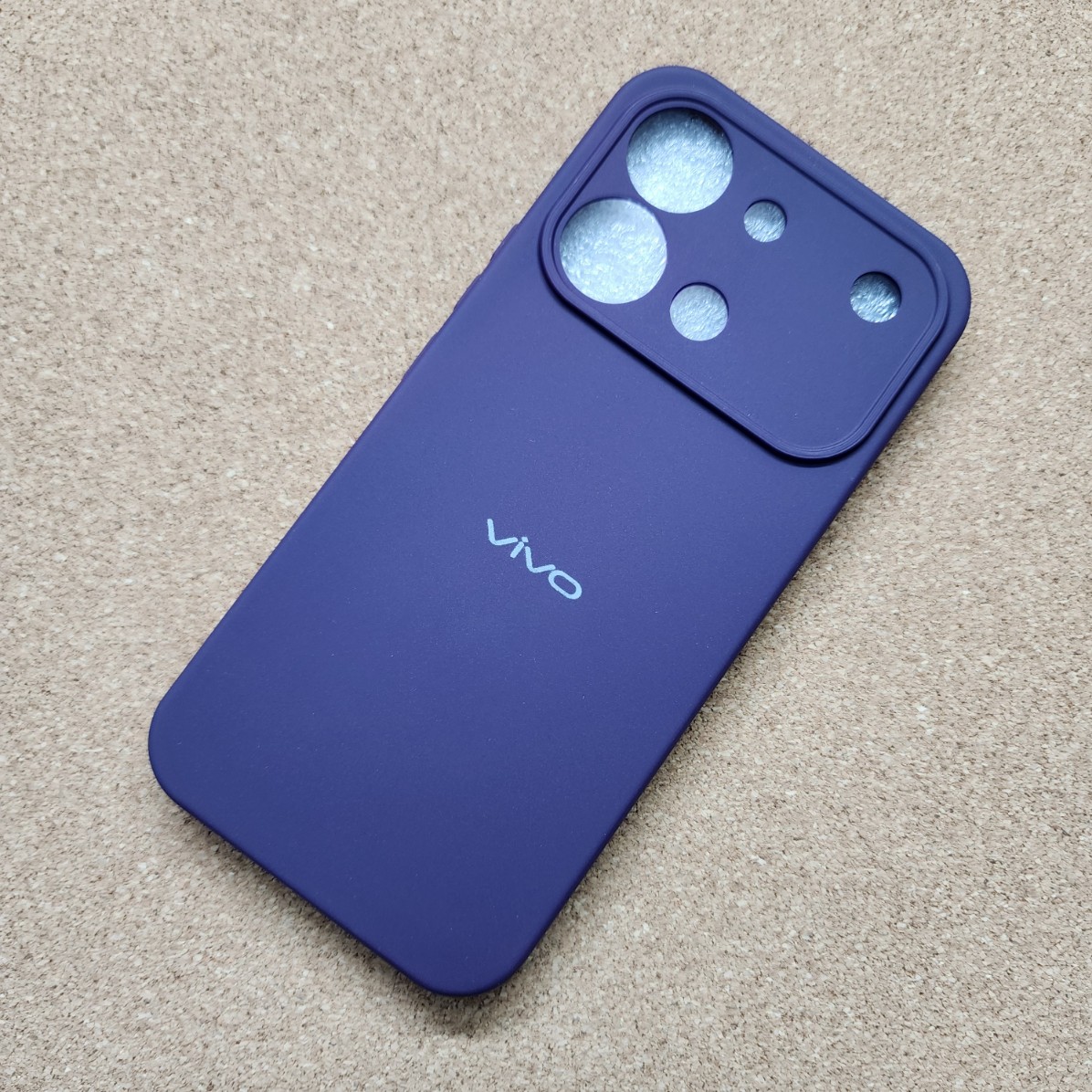 Vivo V80 Silicon Back Cover With Soft Cloth inside