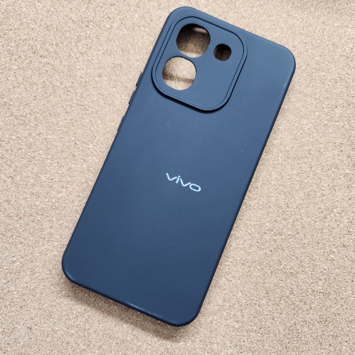 Vivo S2 FE Silicon Back Cover With Soft Cloth inside