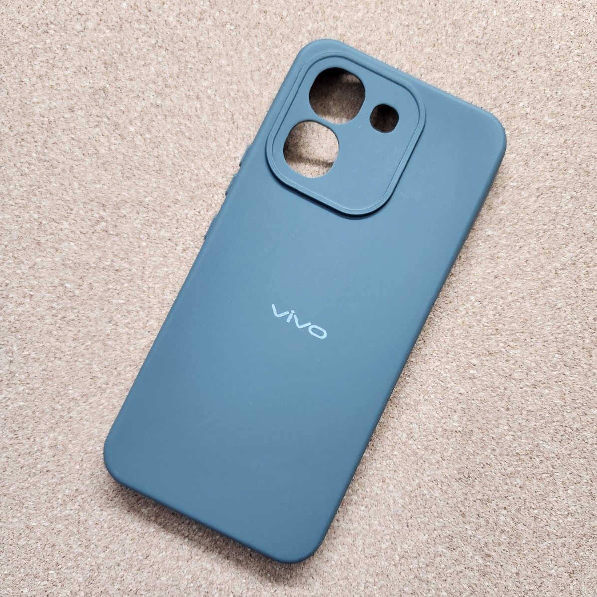 Vivo S2 FE Silicon Back Cover With Soft Cloth inside