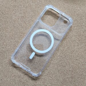 Vivo V80 Shockproof Silicon Transparent Back Cover No Magsafe