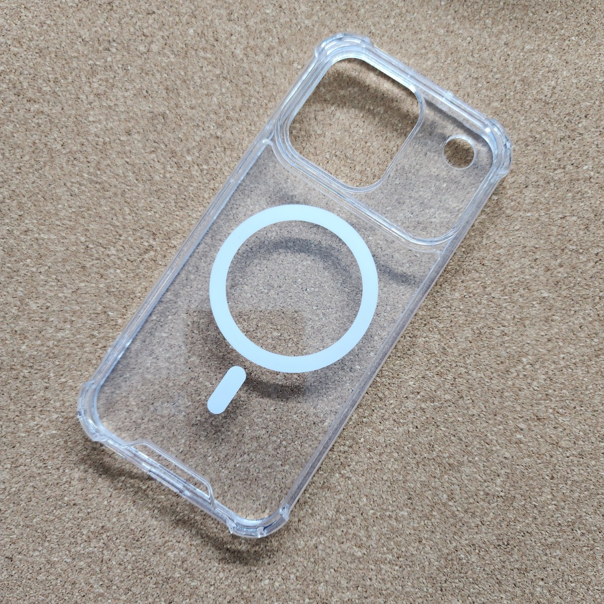 Vivo V80 Shockproof Silicon Transparent Back Cover No Magsafe