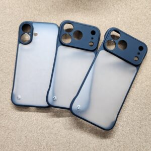 iPhone 17 & 17 Pro & 17 Pro Max Side Cut Frosted Back Cover
