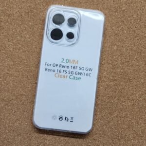 OPPO Reno 16c Transparent Back Cover TOTU 2X ( Buy One Get One Free)