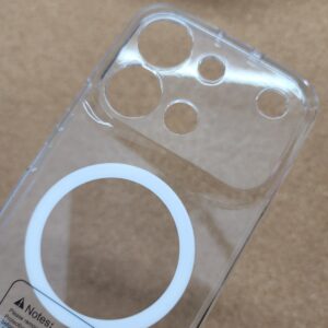 Vivo V80 Transparent Crystal Magsafe Anti Yellow PC Hard Back Cover