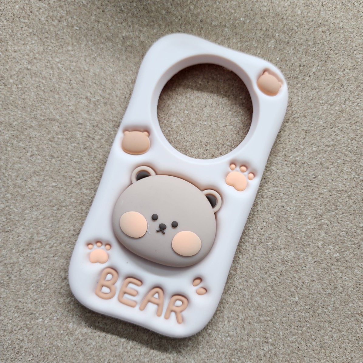 Realme 12 Pro Plus & 12 Pro Silicone Bear Girlish Back Cover